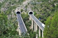 Motorway tunnel on the Italian Mediterranean coast