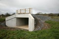 A motorway underpass structure