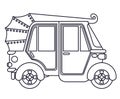 Mototaxi isolated icon design Royalty Free Stock Photo