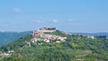 Motovun, medieval town on top of the hill in Istria, Croatia Royalty Free Stock Photo