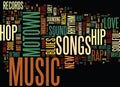 From Motown To Hip Hop Word Cloud Concept