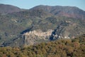 Motta Camastra Settlement On Peloritani Mountains, Sicily Royalty Free Stock Photo