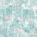 Mottled grunge blotch peeling wall pattern background. Worn aqua blue grey rustic repeat swatch. Seamless stucco plaster