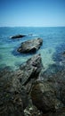 The mottled rocks by the sea are the secret treasure of the national park