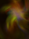 Mottled rotating abstract background with colorful light beams