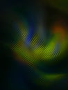 Mottled rotating abstract background with colorful light beams