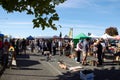 MOTUEKA, NEW ZEALAND - 04 JUNE 2017: Morning market at Motueka