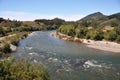 Motueka River Rapids, New Zealand Royalty Free Stock Photo