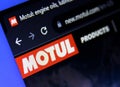 Motul motor oil brand Royalty Free Stock Photo