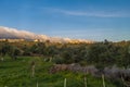 Moulay Idriss is a town in northern Morocco, spread over two hills at the base of Mount Zerhoun. Royalty Free Stock Photo