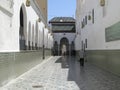 Moulay Idriss Zerhoun mausoleum near Meknes, Morocco Royalty Free Stock Photo