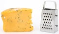 Mouldy cheese and grater