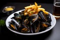 Moules-frites - Belgium (Generative AI)