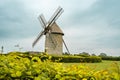 Moulin de pierre, old windmill in Hauville, France Royalty Free Stock Photo