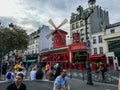 Moulin Rouge on the Boulevard de Clichy, Paris, France