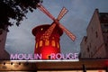 Moulin Rouge Cabaret Paris France Royalty Free Stock Photo