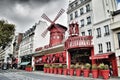 Moulin Rouge cabaret, Paris. Royalty Free Stock Photo