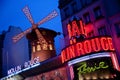 Moulin Rouge cabaret in Paris Royalty Free Stock Photo
