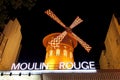 Moulin Rouge Montmartre Paris France Royalty Free Stock Photo
