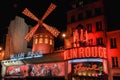 Moulin Rouge of Montmartre, Paris, France Royalty Free Stock Photo