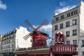 The Moulin Rouge in Paris.