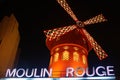 Moulin Rouge in Paris Royalty Free Stock Photo