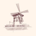 Moulin Rouge, Paris Royalty Free Stock Photo