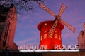 Moulin Rouge in Paris Royalty Free Stock Photo