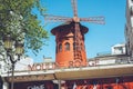 Moulin rouge - Paris France city walks travel shoot Royalty Free Stock Photo