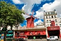 The Moulin Rouge of Paris, a symbol of the transgression and fun of the French capital