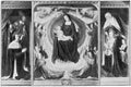 The Moulins Triptych in Moulins Cathedral by an Early Netherlandish painter Jean Hey (Master of Moulins).