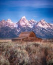 Moulton Barn Grand Teton, Wyoming Royalty Free Stock Photo
