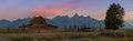 Moulton Barn Sunrise Panorama