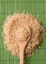 Mound of brown rice Royalty Free Stock Photo
