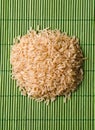 Mound of brown rice Royalty Free Stock Photo