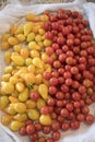 Mound of Cherry Tomatoes on Kitchen Counter