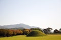 Mound tomb tumuli of Silla Kingdom in Gyeongju, South Korea