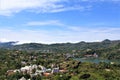 Picturesque view of Mount Abu and Nakki Lake, located in the district of Rajasthan, India. Royalty Free Stock Photo