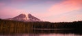 A calm summer day near base of Mount Adams Takhlakh Lake Royalty Free Stock Photo