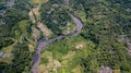 Mount Agung volcanic lahar in Bali Royalty Free Stock Photo