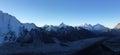 Mount Ama Dablam at dawn from Kala Patthar, Gorak Shep, Everest Base Camp trek, Nepal Royalty Free Stock Photo