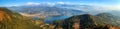 Mount Annapurna, Dhaulagiri and Manaslu panorama Royalty Free Stock Photo