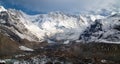 Mount Annapurna 1 from Mt Annapurna south base camp Royalty Free Stock Photo