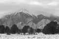 Mount Antero in Black and White