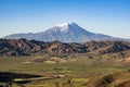 Mount Ararat, Agri Dagi, mountain, volcano, Igdir, Turkey, Middle East, nature, landscape, aerial view, Noah, Ark