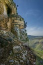 Mount Arbel Cliff Cave Fortress Royalty Free Stock Photo