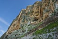 Mount Arbel Cliff Cave Fortress Royalty Free Stock Photo