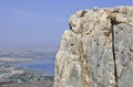 Mount arbel and sea of galilee