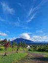 Mount Arjuna in Malang Royalty Free Stock Photo