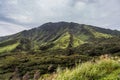 Mount Aso landscape which is active volcano in Kumamoto, Japan